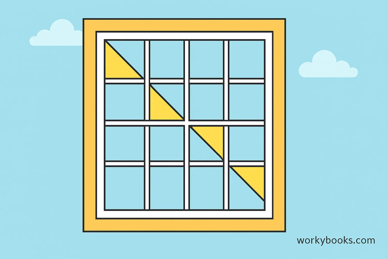 Alternate interior angles in everyday objects