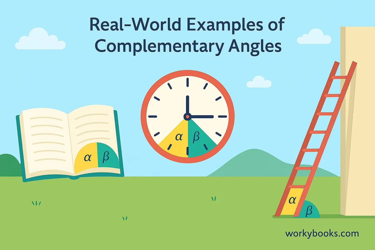Real-world examples of complementary angles