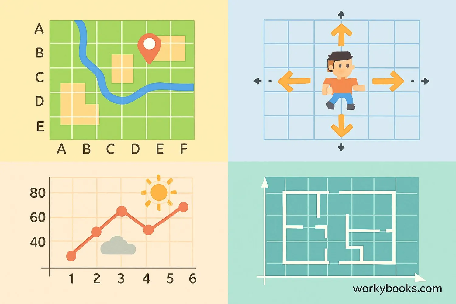 Examples of Cartesian Plane in real life