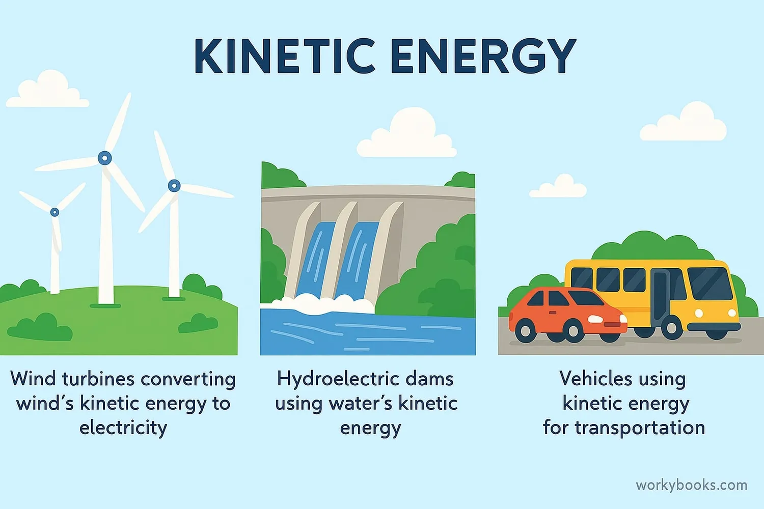 Applications of kinetic energy