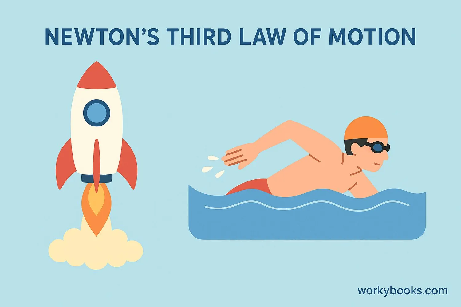 Demonstration of Newton's Third Law of Motion