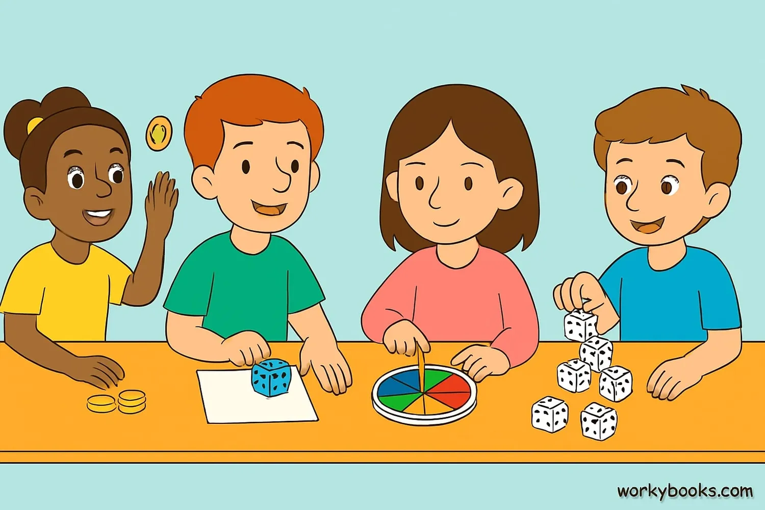 Hands-on probability experiments for young learners