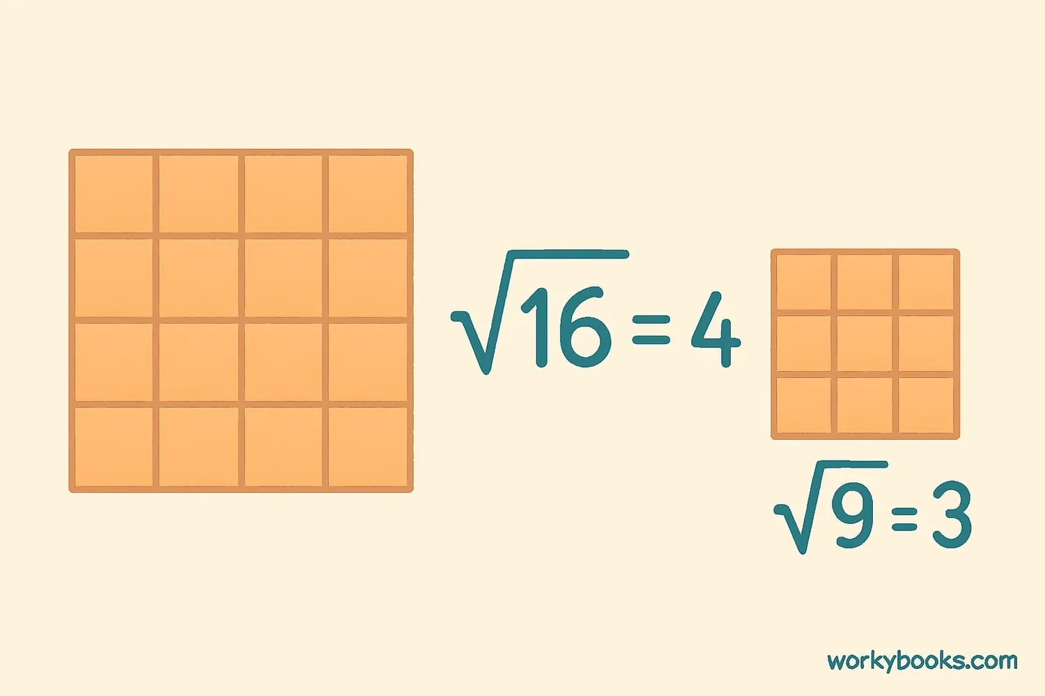 Understanding square roots through grids