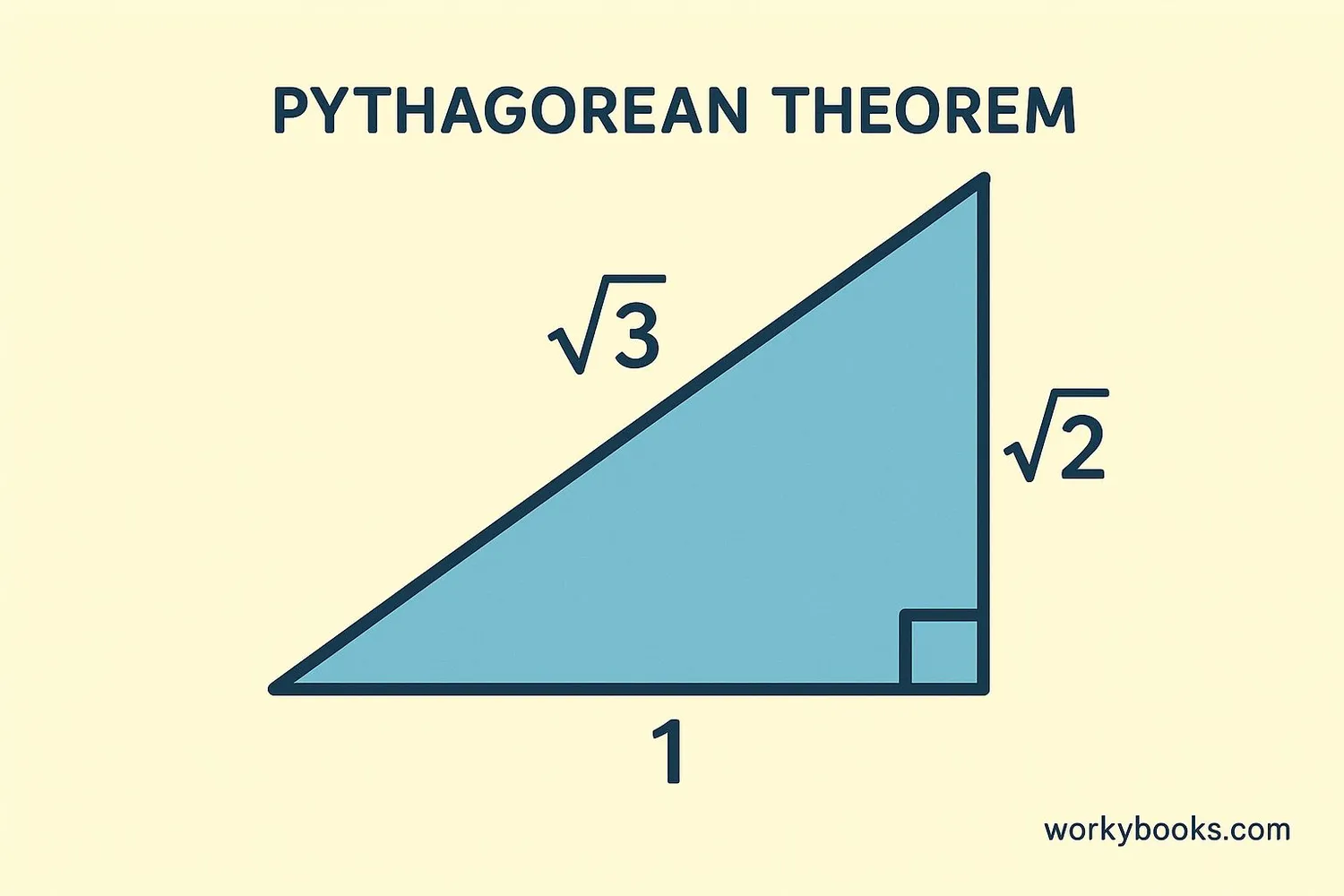 Visual representation of the square root of 3