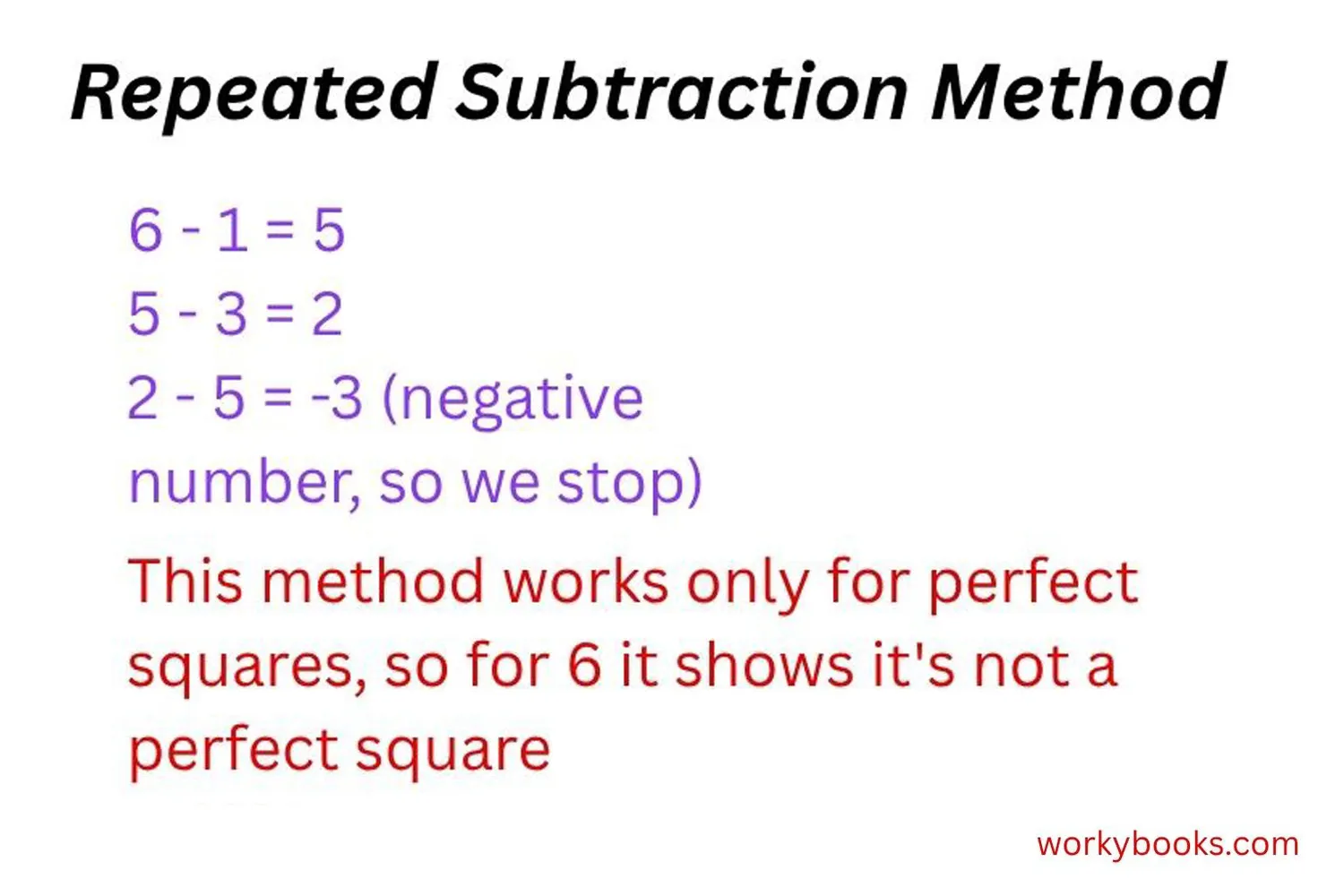 Methods to calculate square root of 6