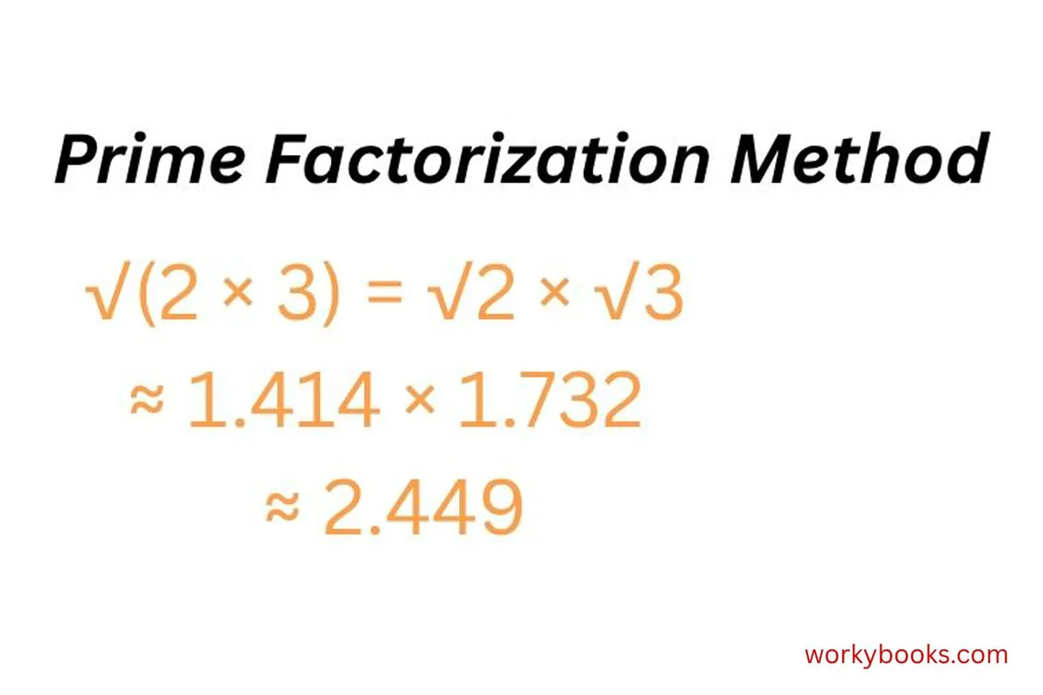 Methods to calculate square root of 6