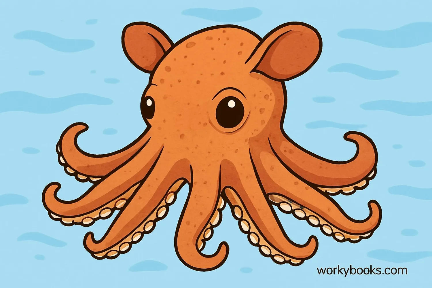 Close-up of Dumbo octopus features