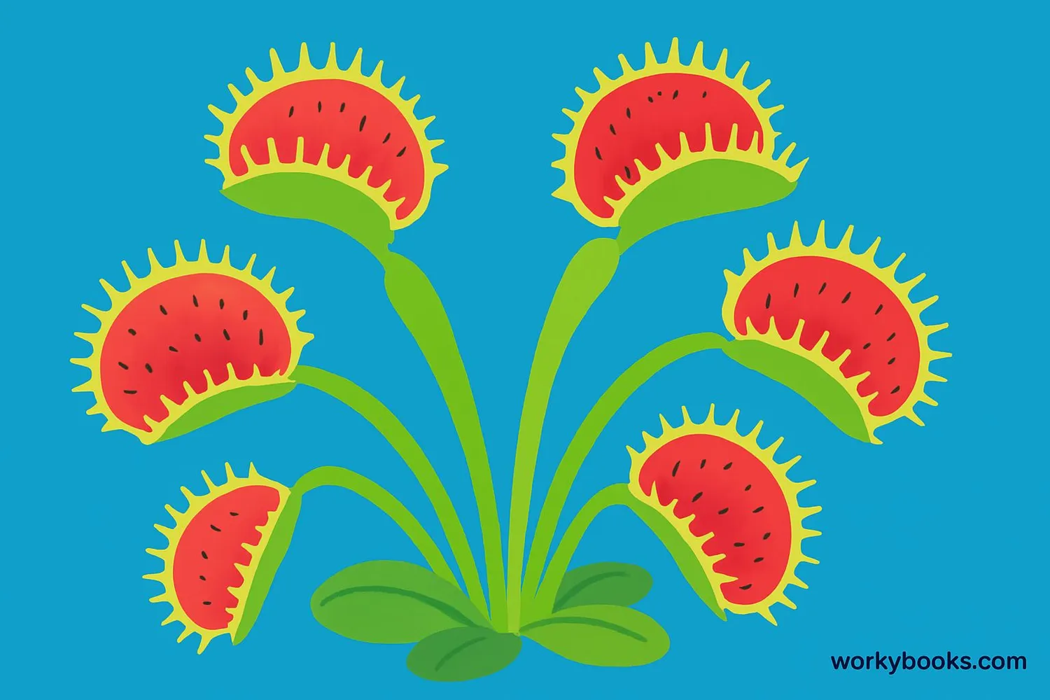 Venus Flytrap with open traps