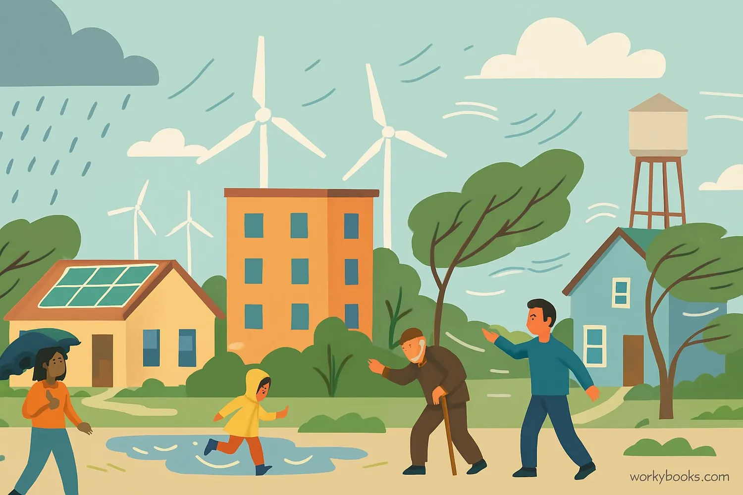 Community showing resilience against challenges