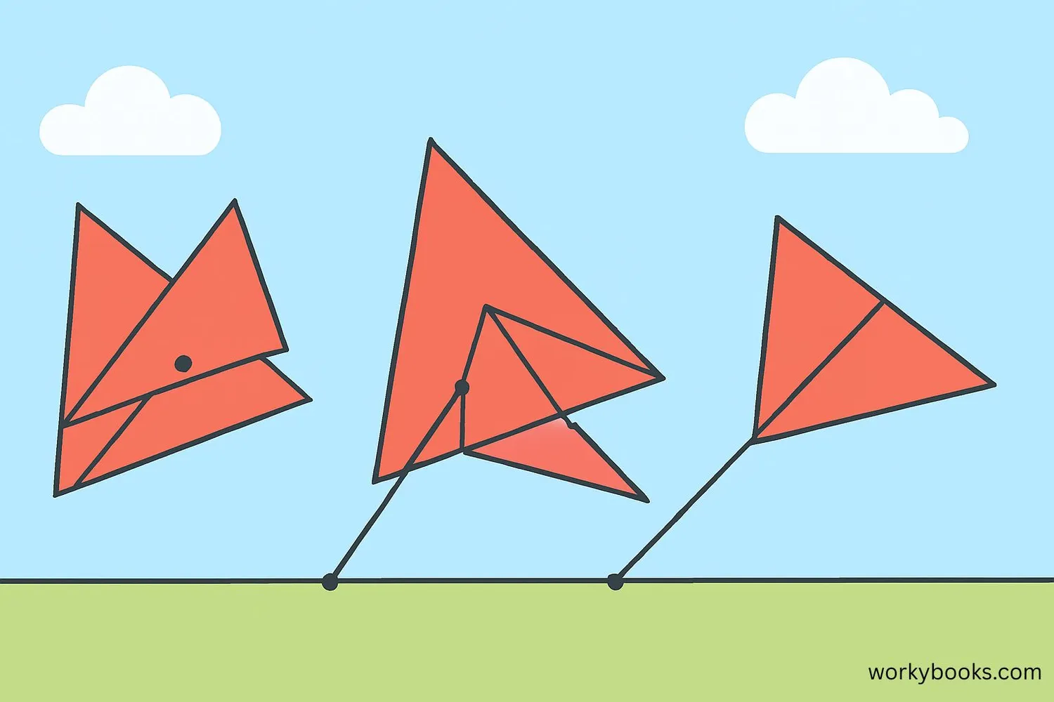 Diagram showing dilation from different center points
