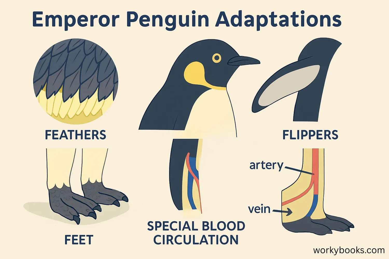 Penguin physical adaptations