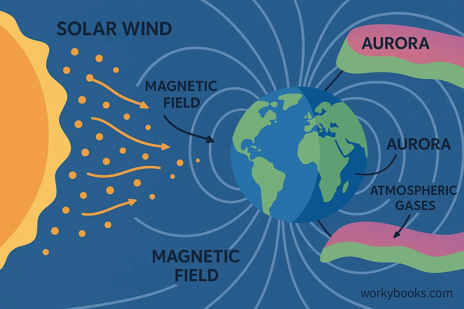 Science behind northern lights
