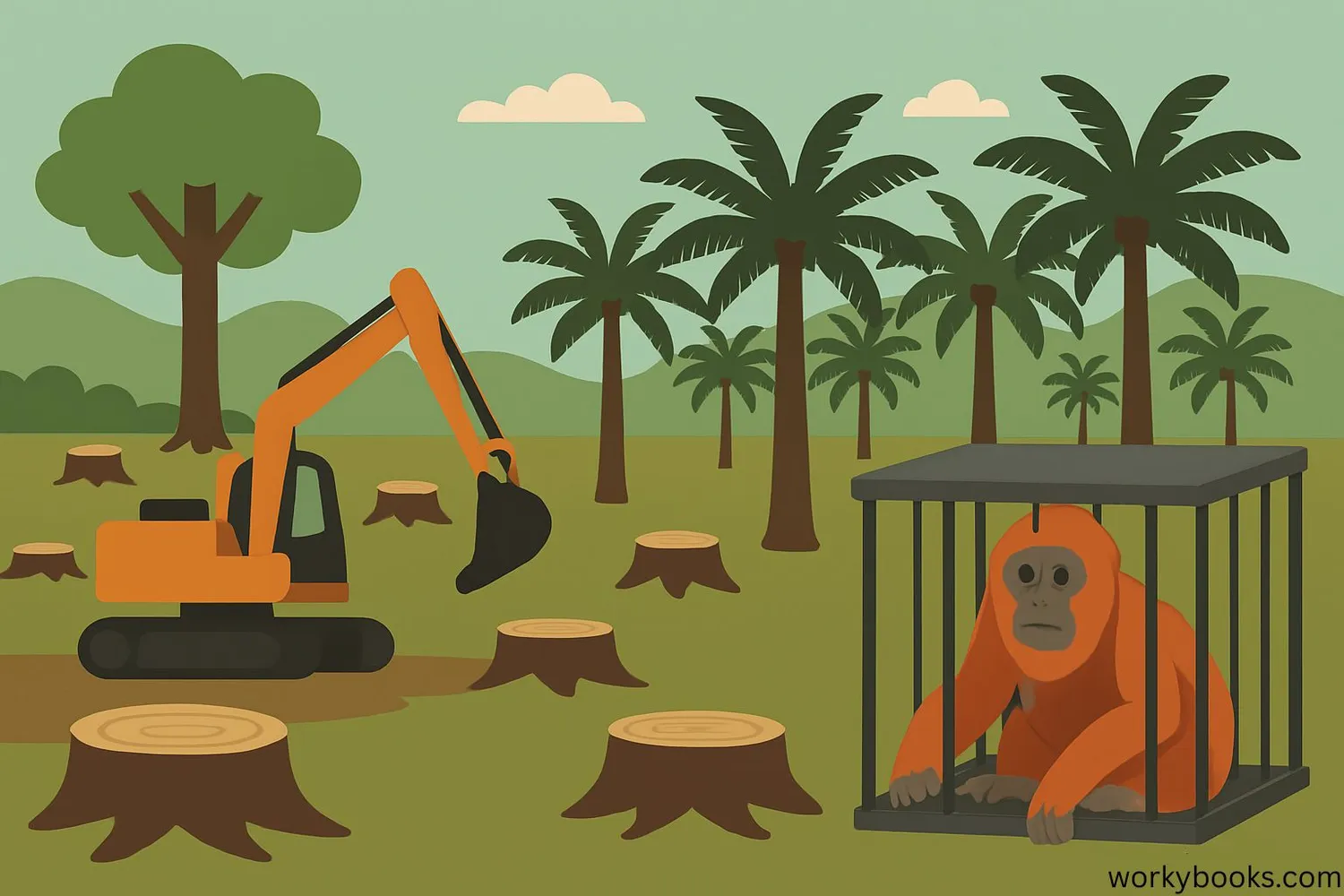 Threats to orangutans