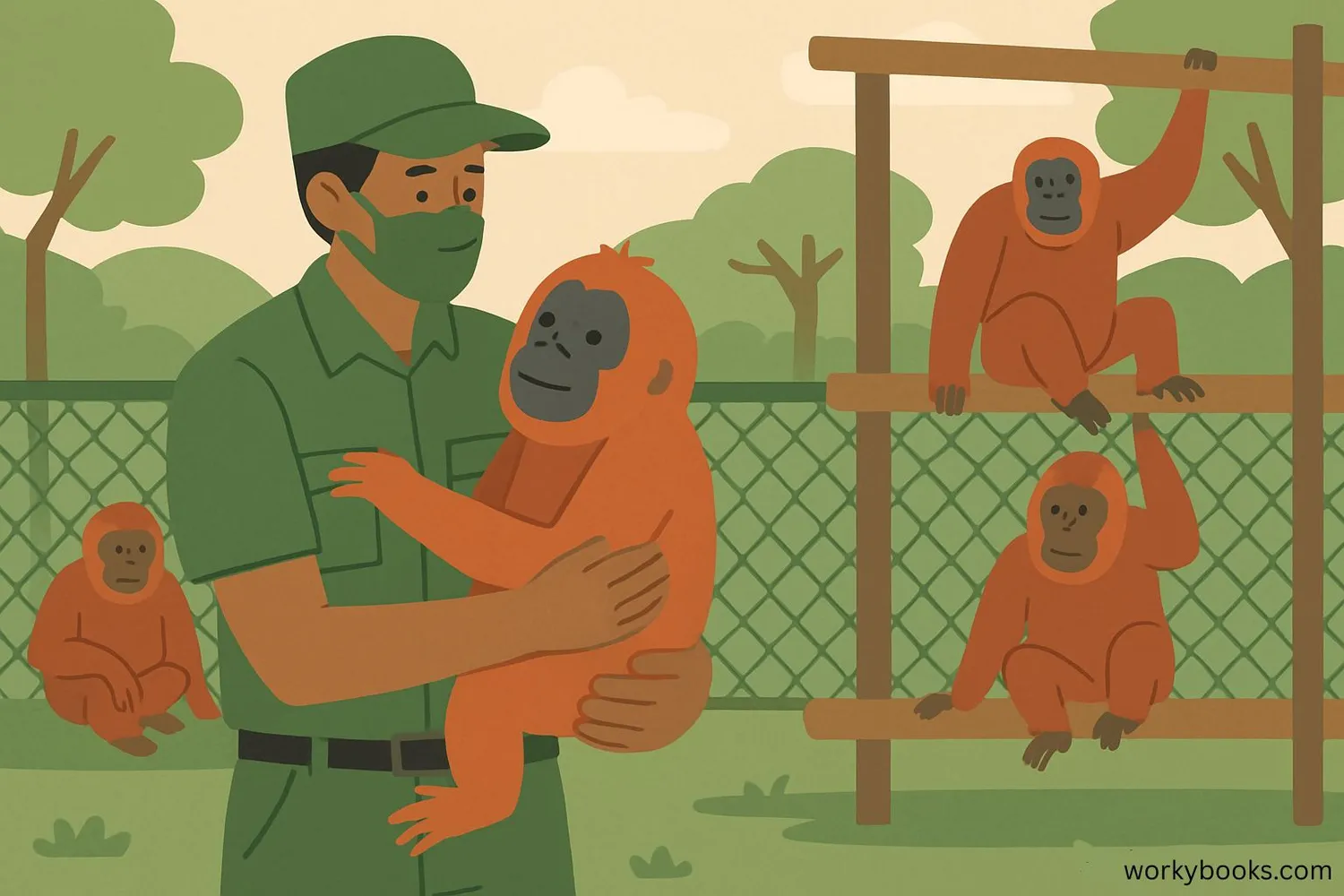 Conservation efforts for orangutans