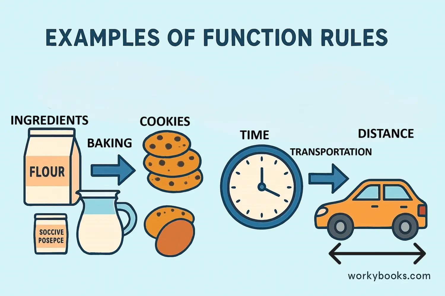Everyday examples of function rules