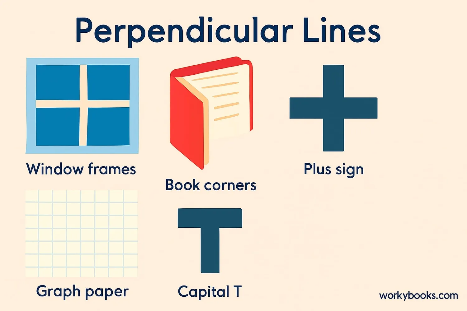 Perpendicular lines in everyday objects