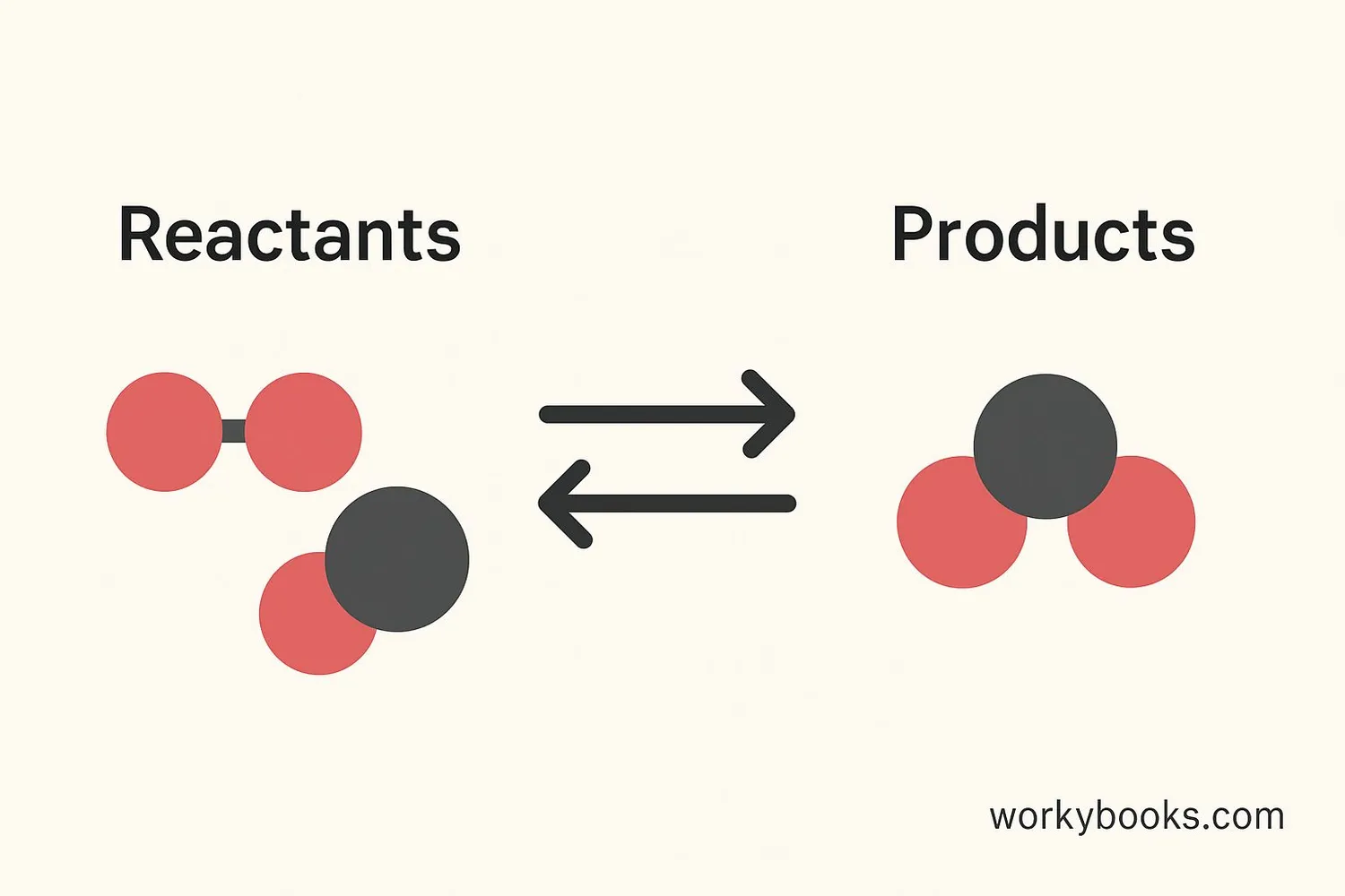 Visual representation of chemical equilibrium