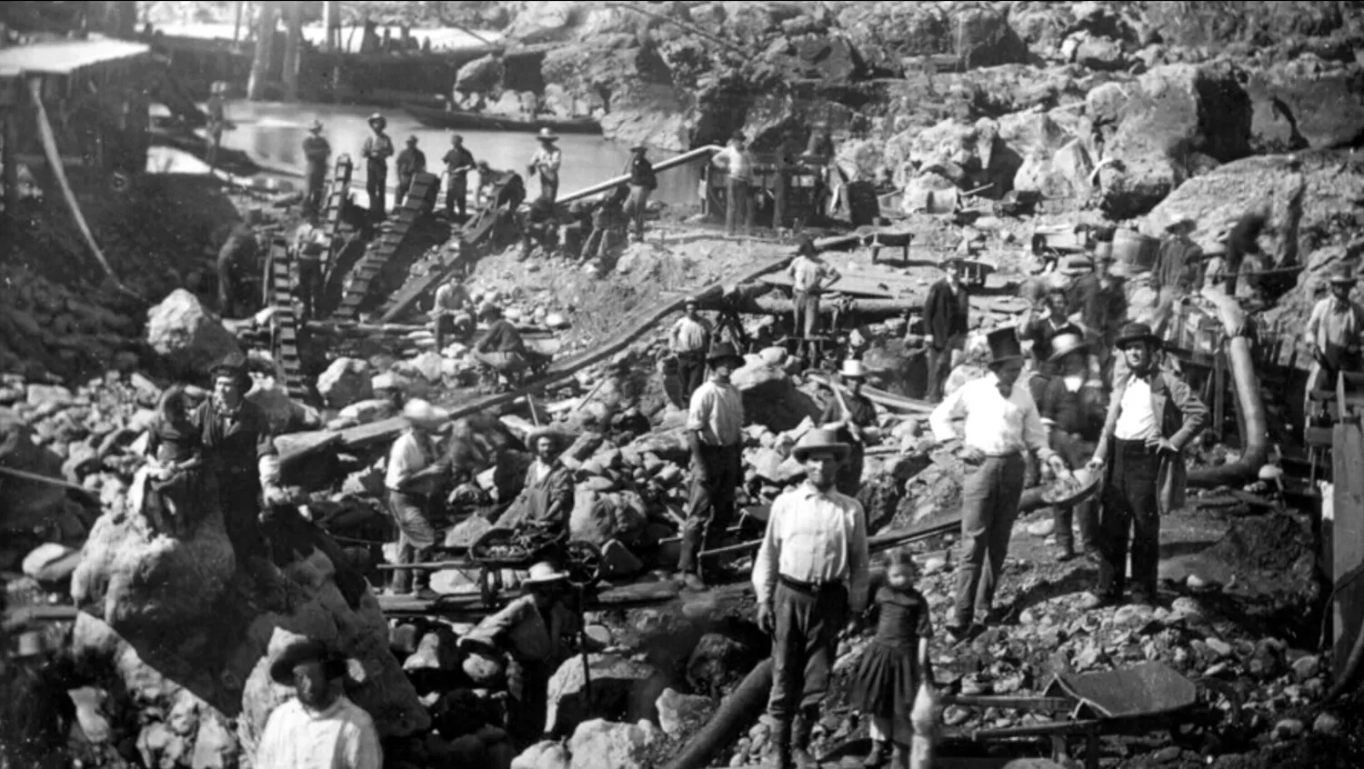 Forty-niners traveled by land and sea to reach California