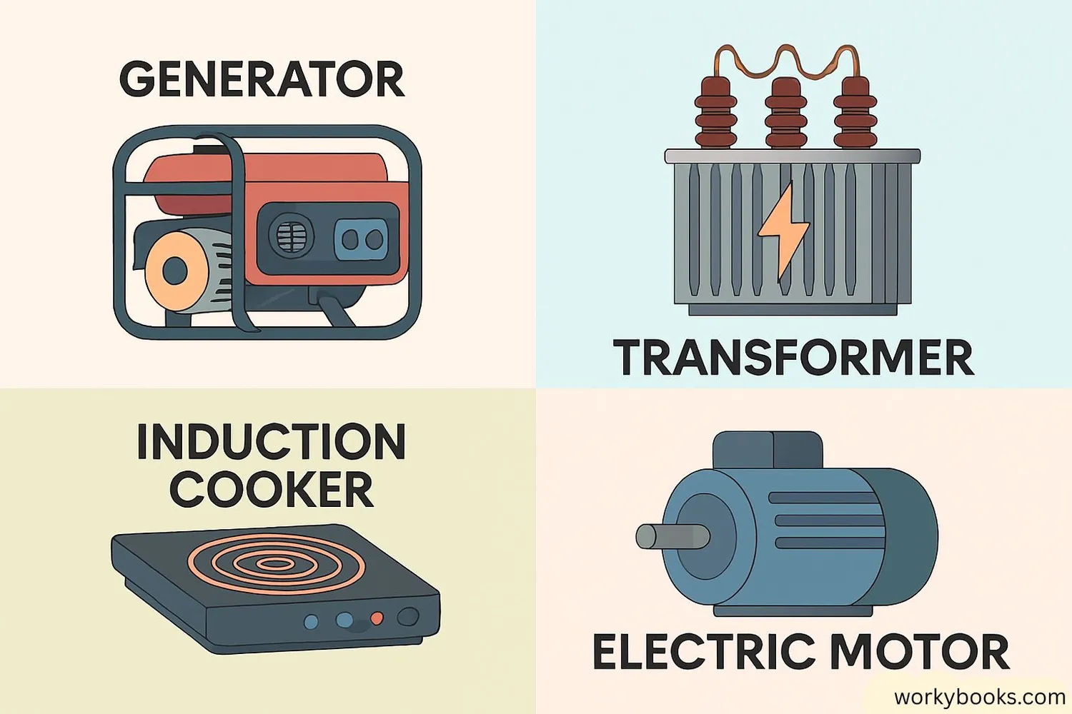 Illustration showing various applications