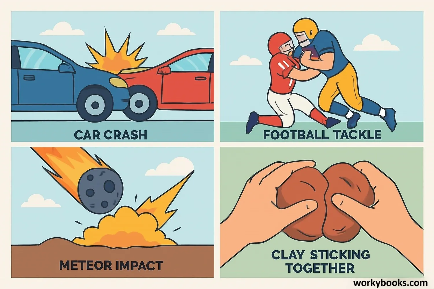 Real-world collision examples