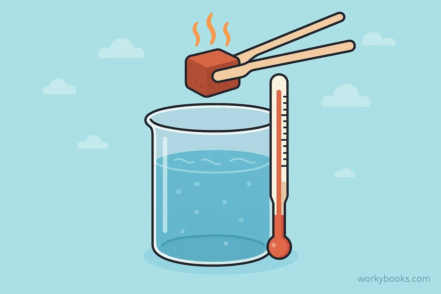 Calorimeter experiment diagram