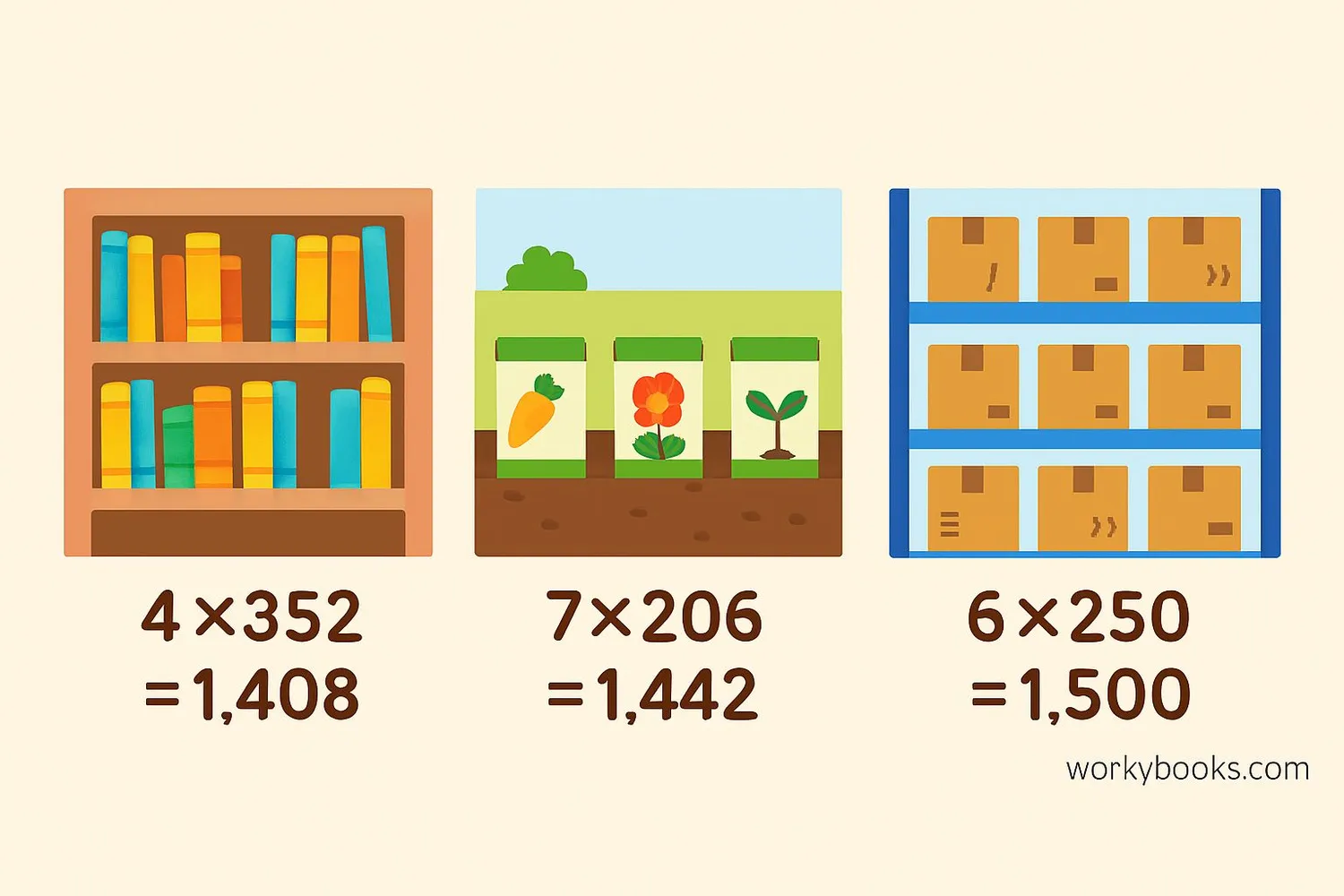 Real-world applications of 3-digit multiplication