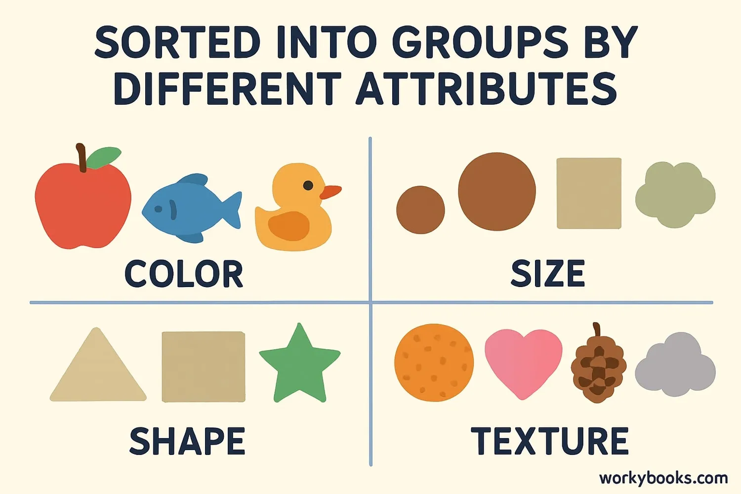 Attributes help us describe and compare objects