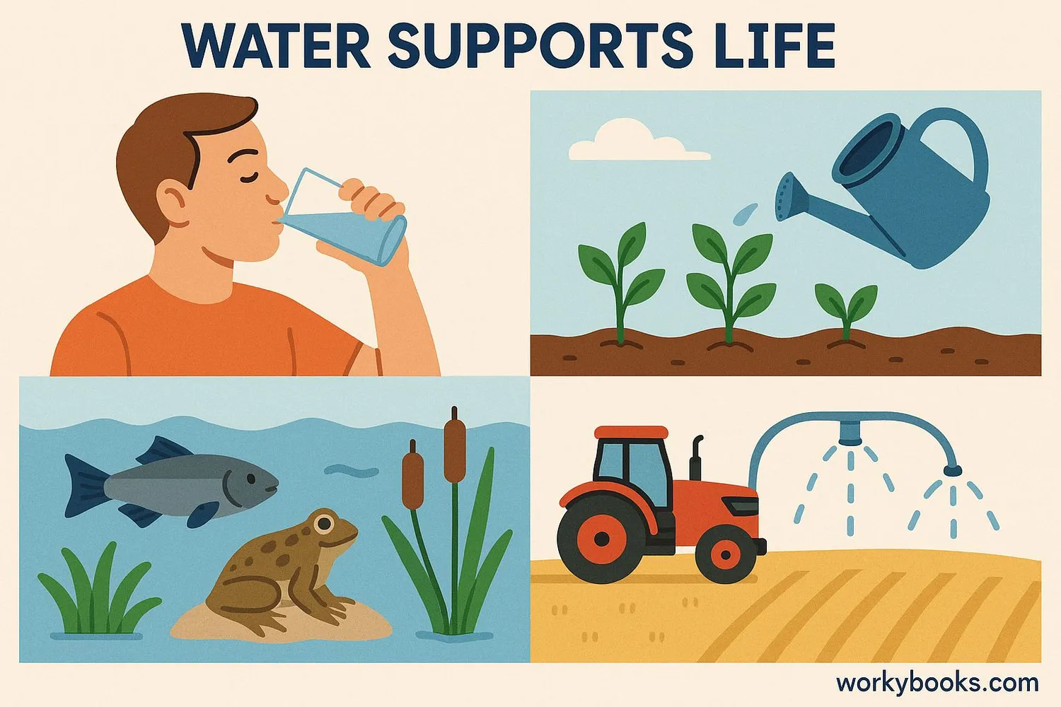 Water supporting life