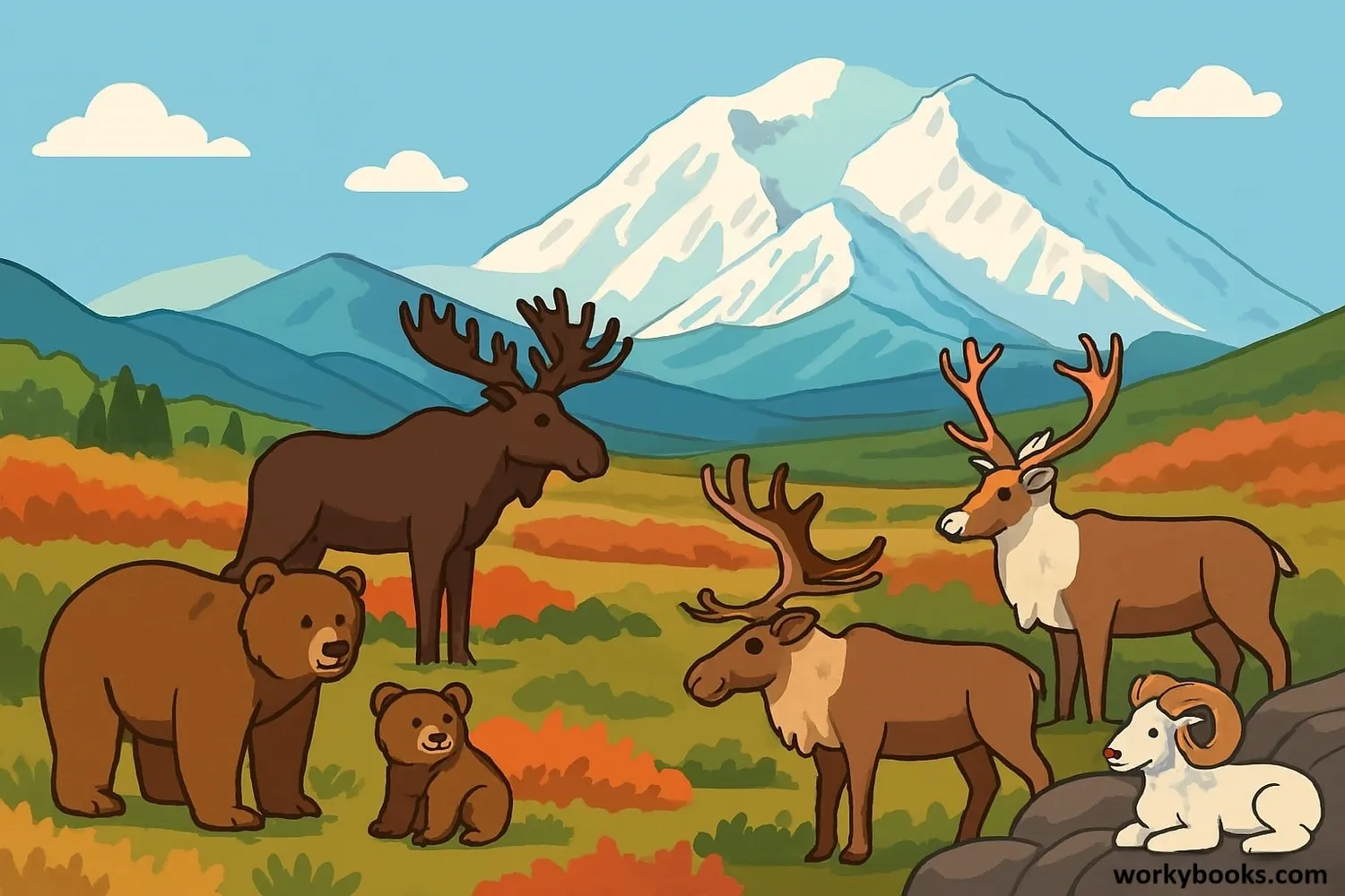 Wildlife in Denali National Park