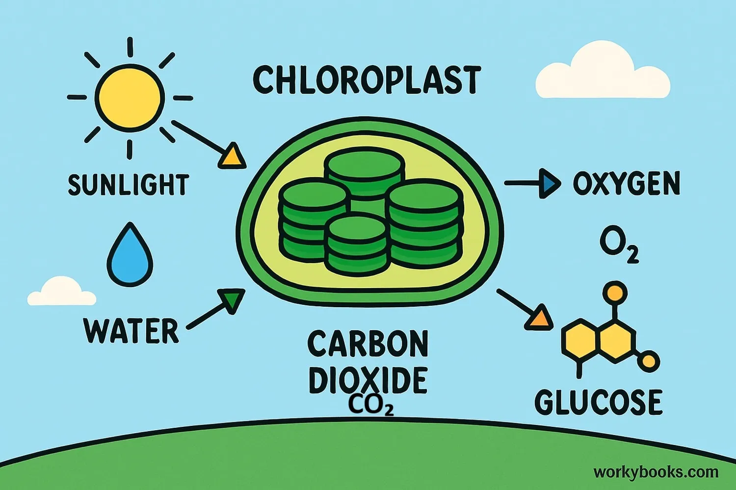 The photosynthesis process