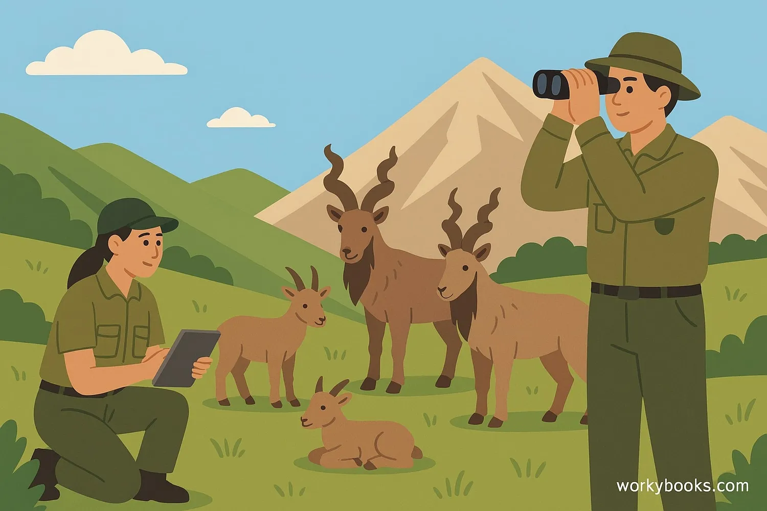 Conservation efforts for markhors