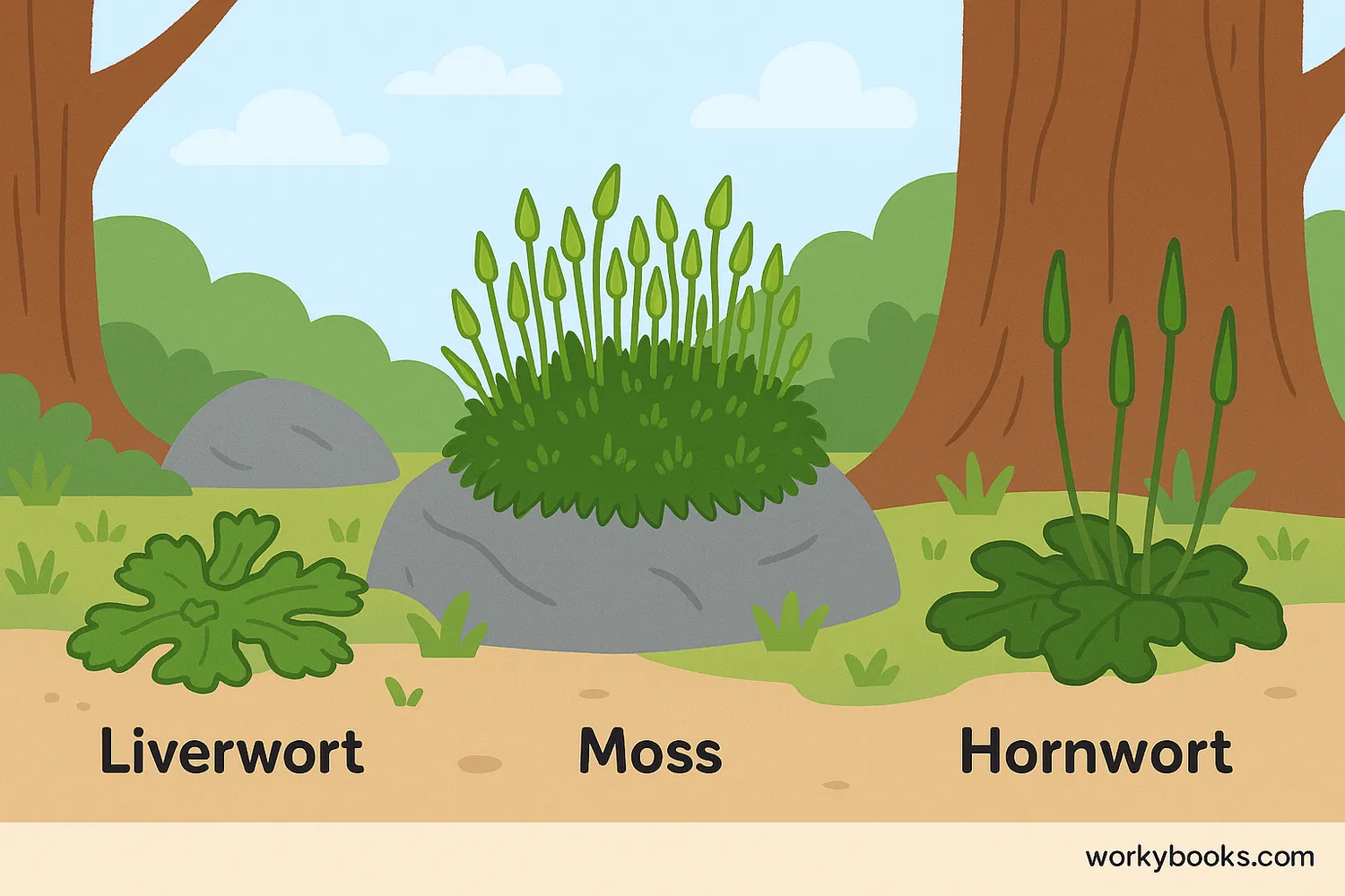 Bryophytes in their natural habitat