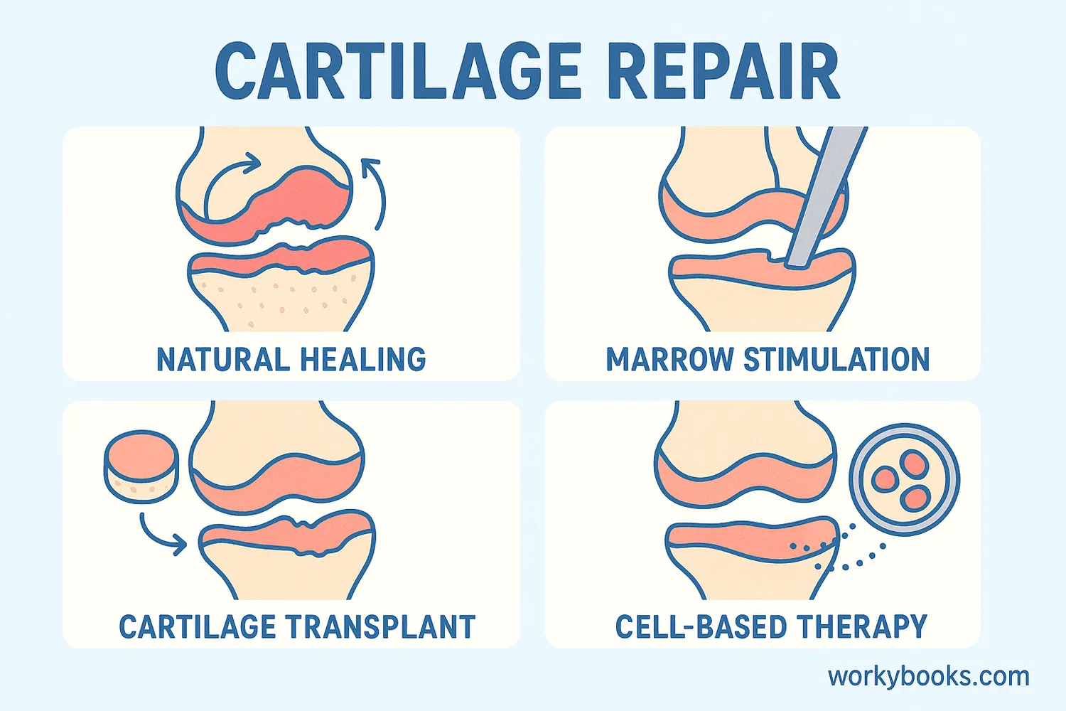 Methods of cartilage repair and regeneration