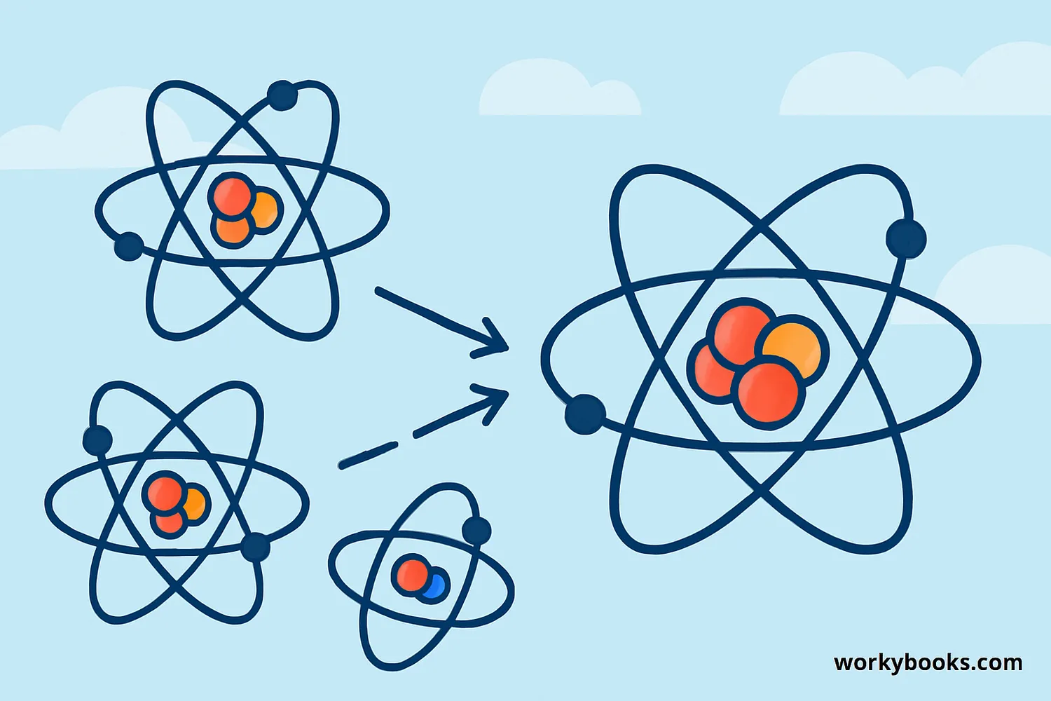 Chemical bonds form when atoms interact