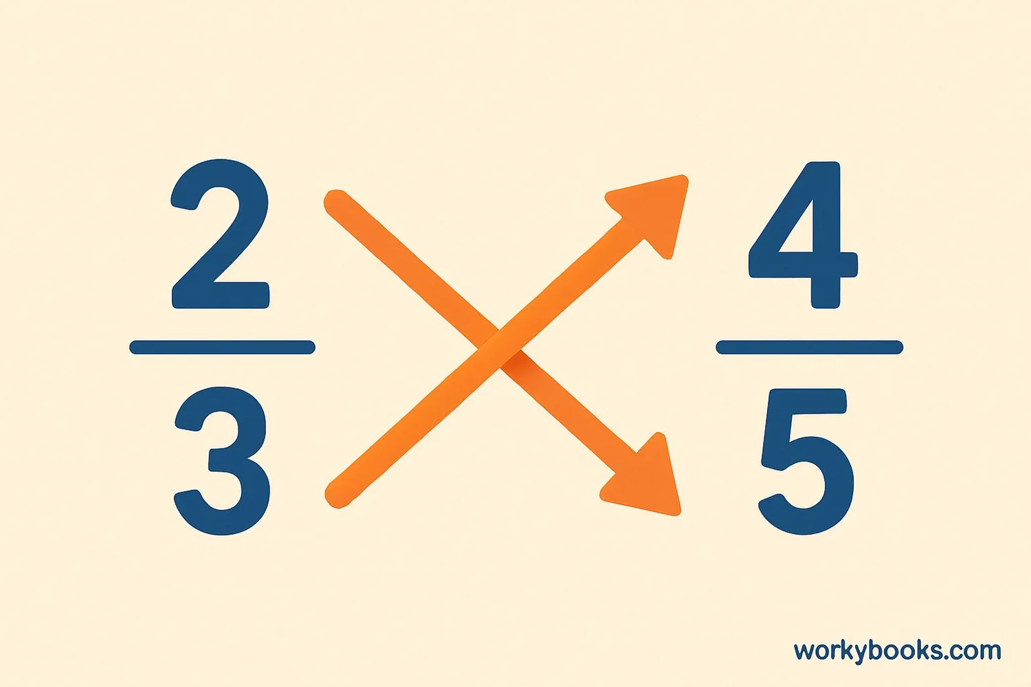 Visual explanation of cross multiplication method