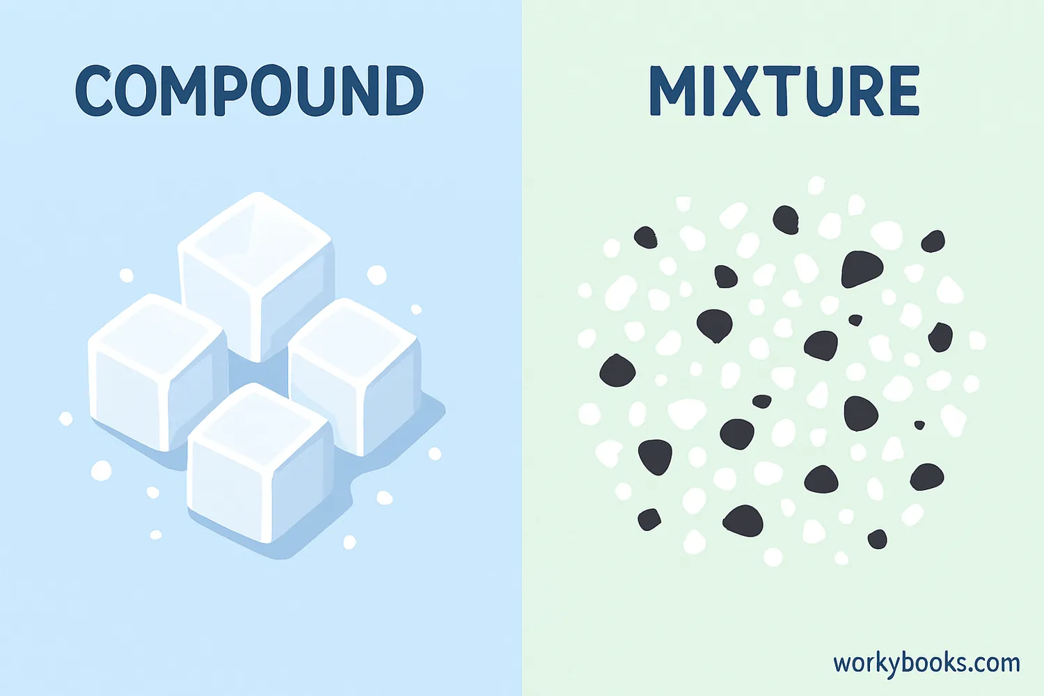 Comparison between compound and mixture