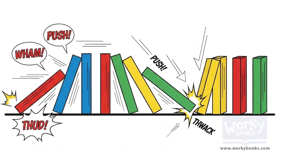 Domino-Chain-Reaction