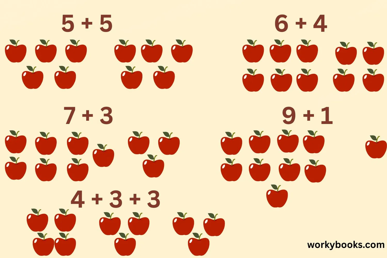 Multiple decomposition methods for the number 10