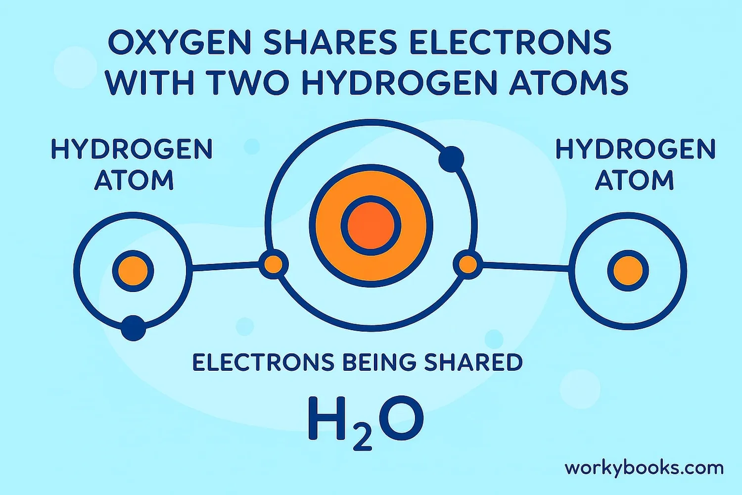 Water molecule structure