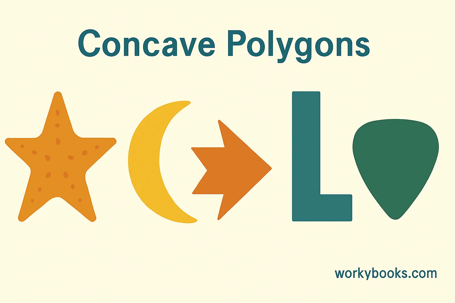 Concave polygons in everyday objects