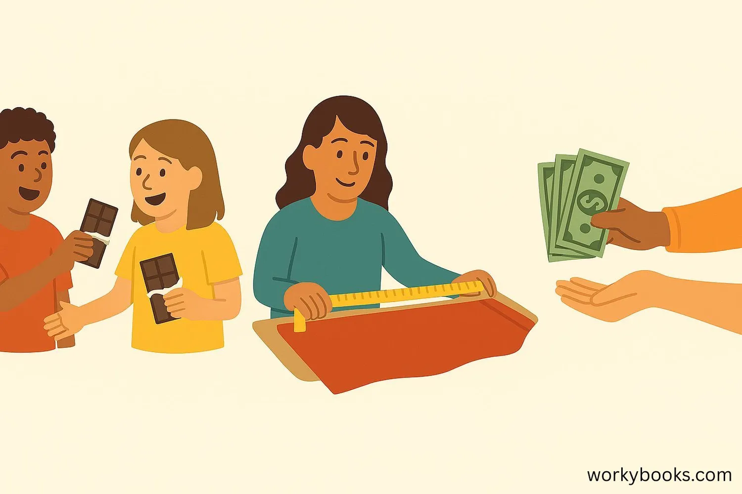 Real-world examples of decimal division