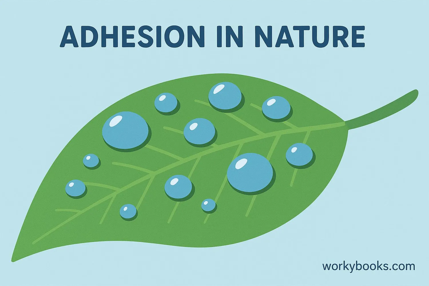 Visual representation of adhesion
