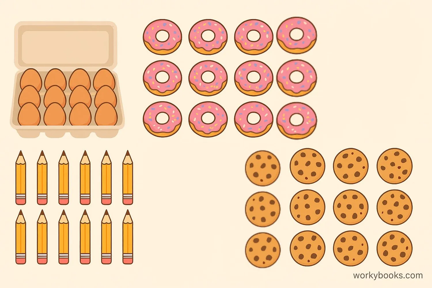 Everyday items sold in dozens