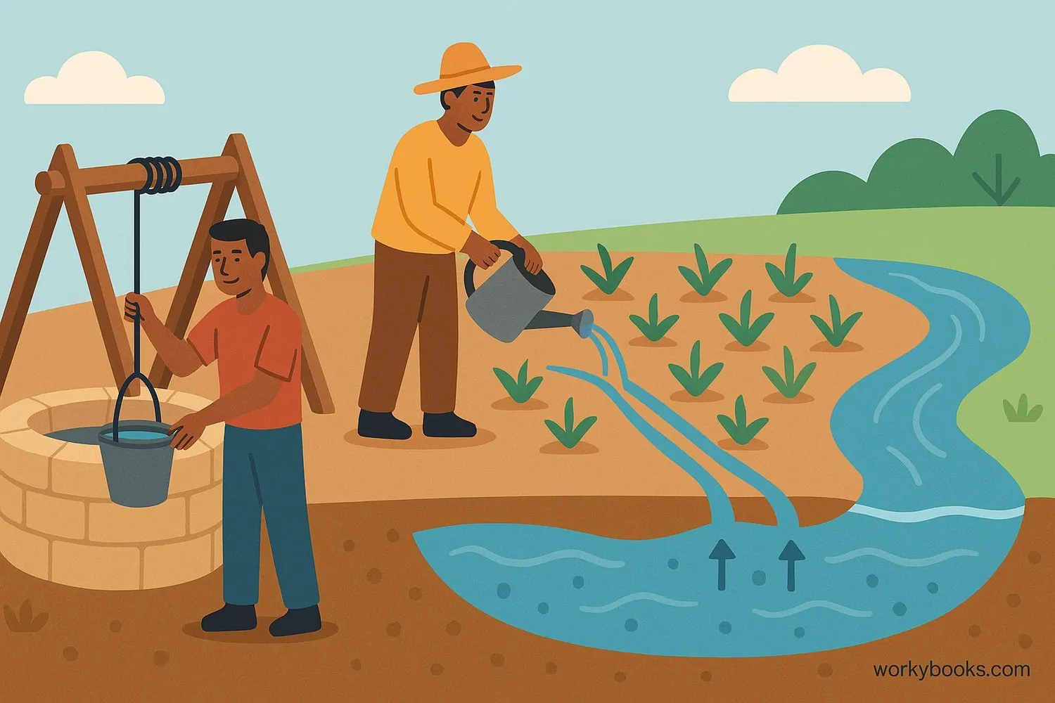 Illustration showing aquifer benefits