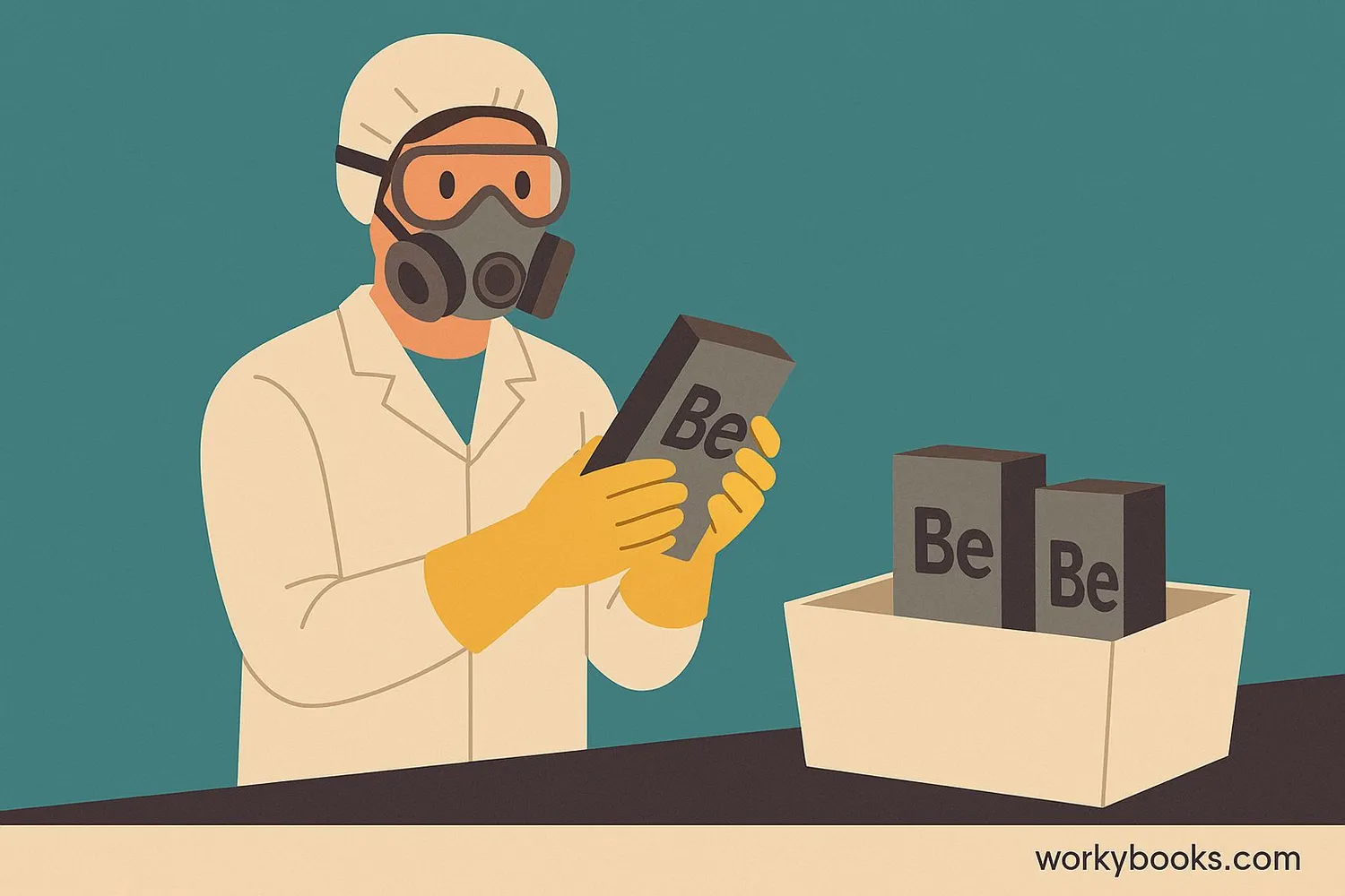 Safety equipment and precautions for handling beryllium