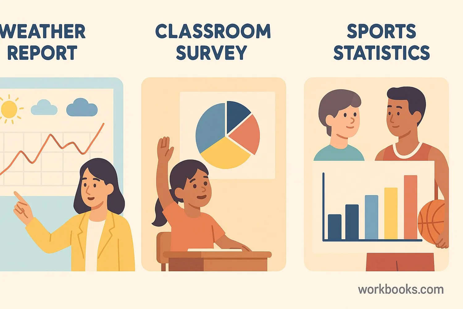 Examples of graphs used in everyday life