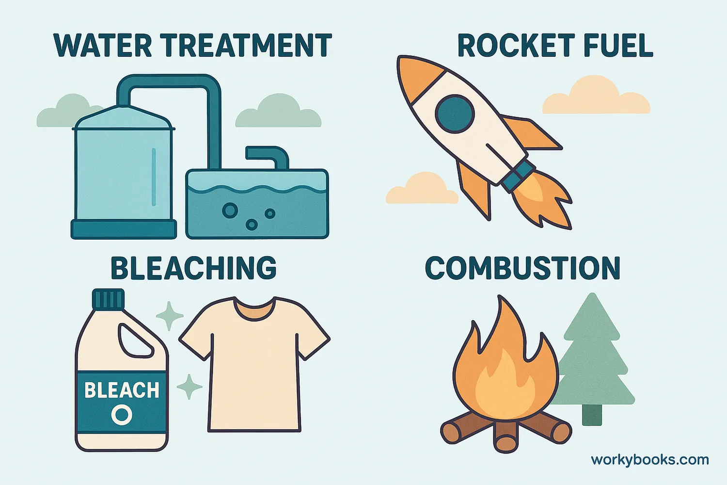 Applications of oxidizing agents in everyday life