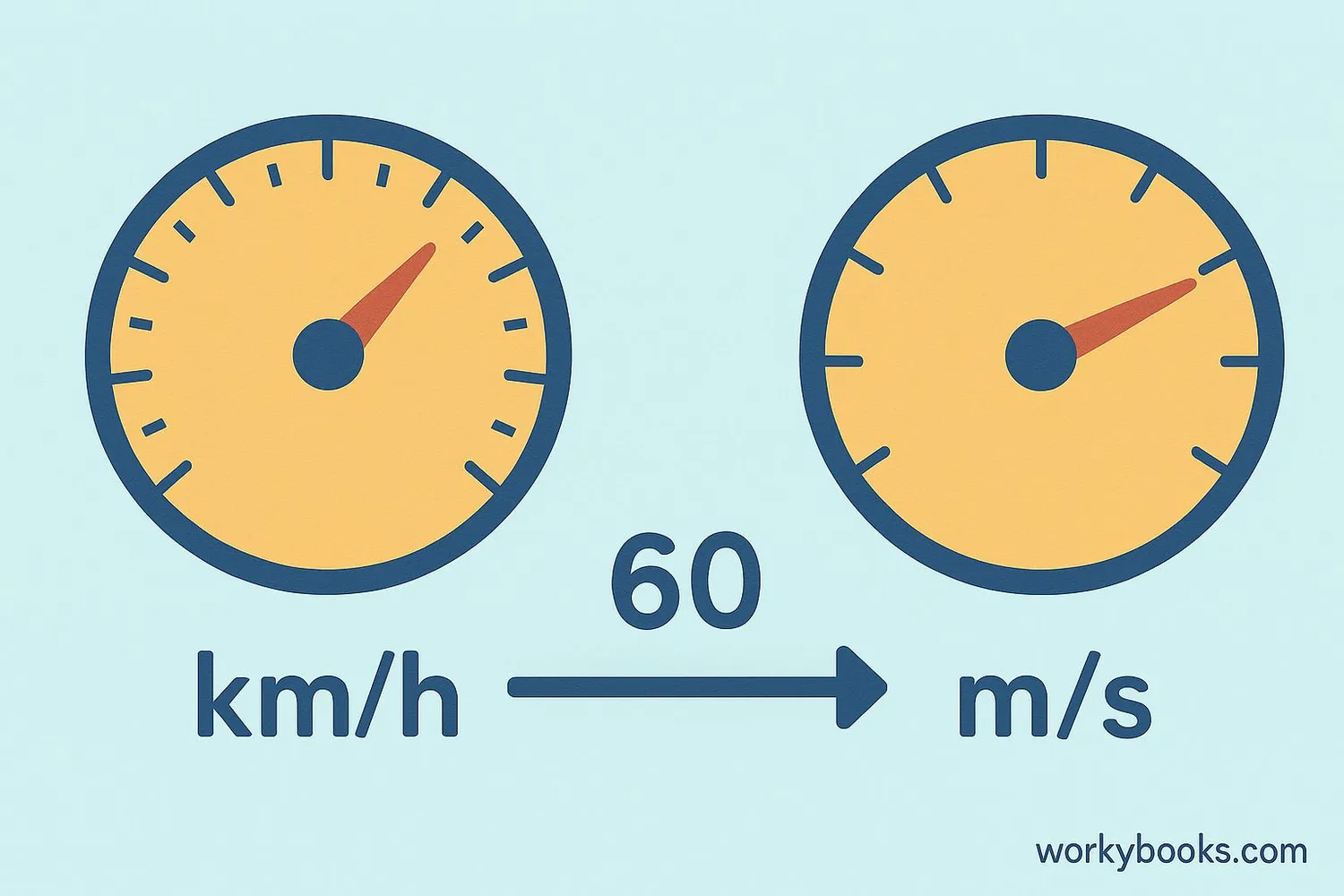 Visual comparison of speed measurements