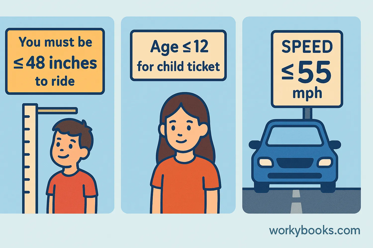 Math comparisons in daily life