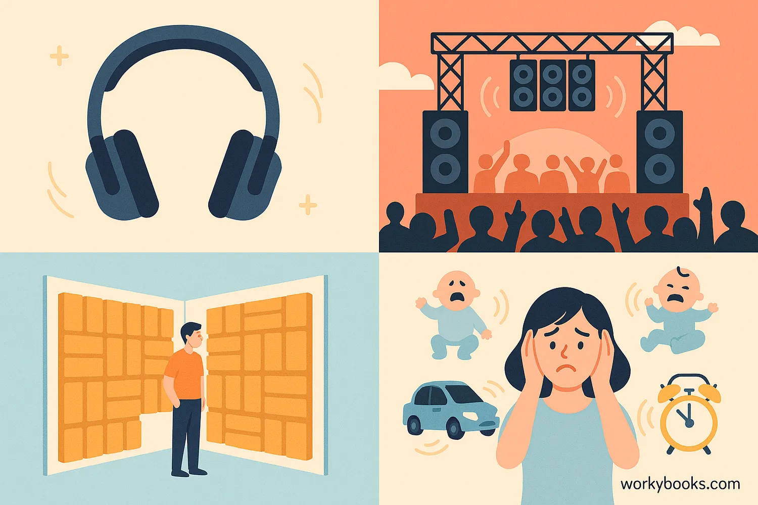 Examples of sound interference in everyday life